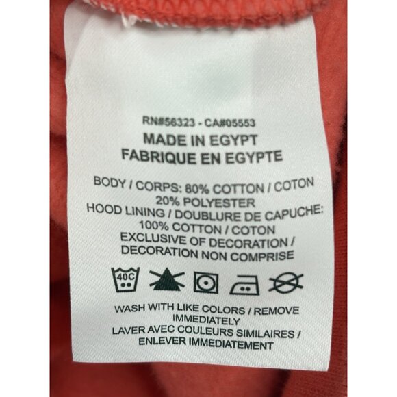 Nike Center Swoosh AOP Hoodie Men’s Medium Rose Pullover Fleece Sweatshirt - Picture 9 of 16